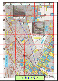 渋谷町商工地図 大正14年』地図 | 渋谷区立図書館