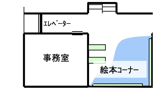 臨川みんなの図書館2階フロアマップ